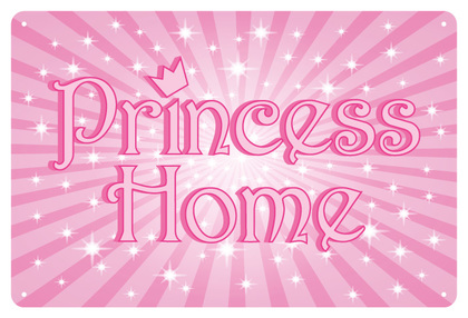 Blechschild - Princess Home