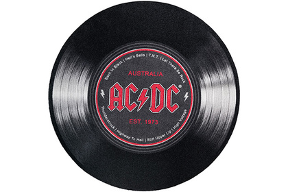 AC/DC Schallplatte Ø 90 cm