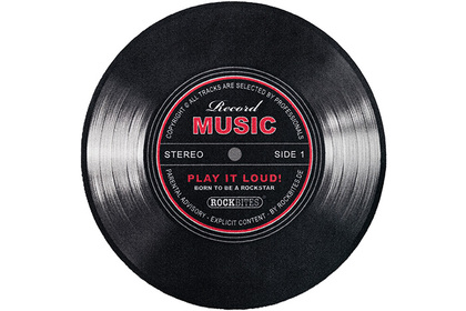  Record Music - Schwarz Ø ca. 120 cm