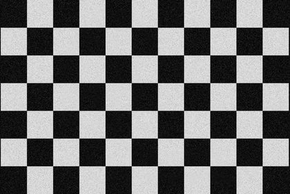 Checkered Schwarz-Weiss